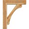 Ekena Millwork Legacy Block Rough Sawn Bracket w/ Offset Brace, Western Red Cedar, 8"W x 34"D x 42"H BKT0806X34X42LEC05RWR - alternate 3